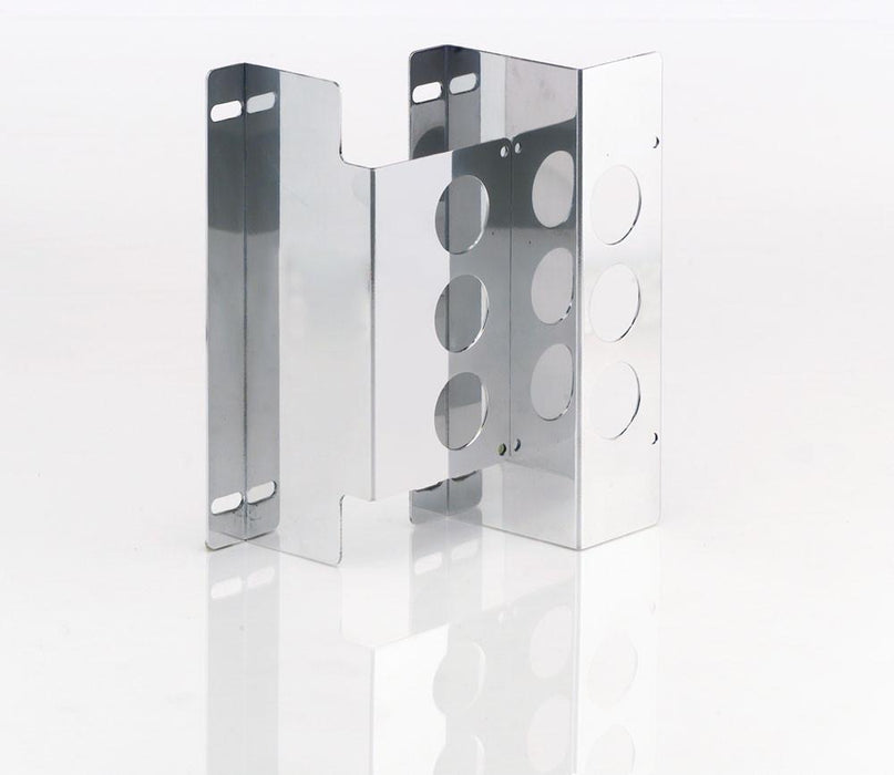 Be Cool 77100 AC Condenser Brackets 55-57 Chev Crossflow Radiator (2) Polished LH/RH Be Cool Radiator - Truck Part Superstore