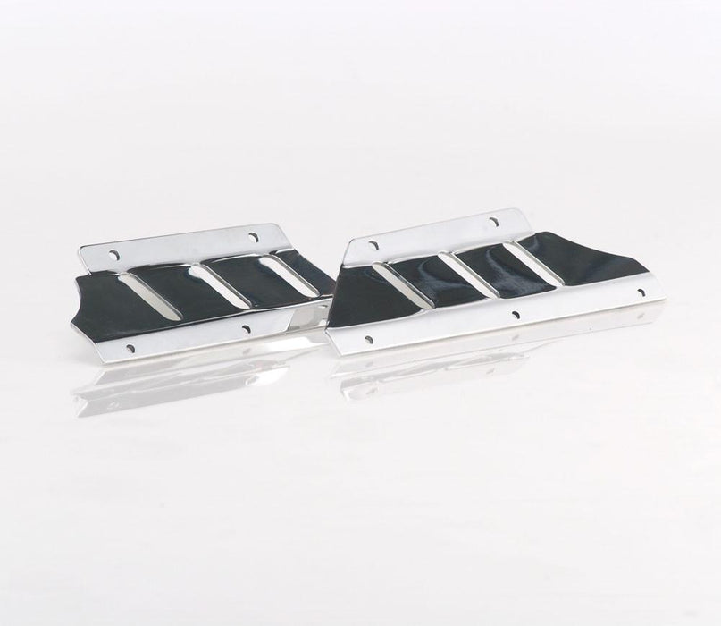Be Cool 77103 Corvette Condenser Brackets 63-67 Corvette Polished Finish Aluminum Be Cool Radiator - Truck Part Superstore