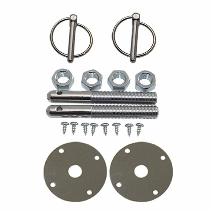 SpeedFx 7712 With 1/4 Inch Torsion Clips Without Cables Chrome Plated Steel 1/2 Inch Stud - Truck Part Superstore