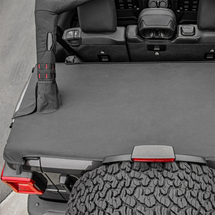 Smittybilt 771335 Tonneau Cover; Black Diamond; Factory Soft Top; - Truck Part Superstore