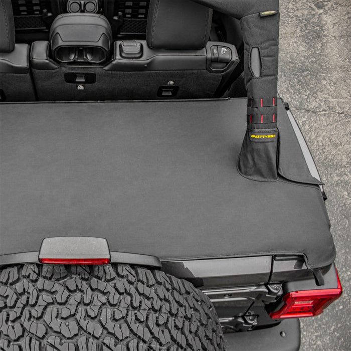 Smittybilt 771335 Tonneau Cover; Black Diamond; Factory Soft Top; - Truck Part Superstore