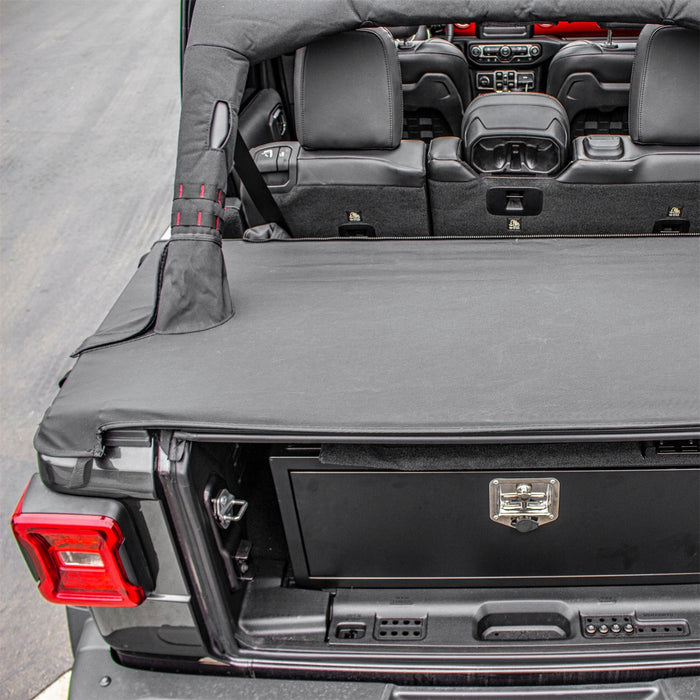 Smittybilt 771335 Tonneau Cover; Black Diamond; Factory Soft Top; - Truck Part Superstore