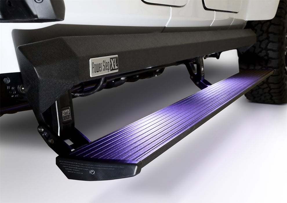 AMP Research 77135-01A PowerStep™ XL; Incl. OEM Style Illumination; Black; Pair; - Truck Part Superstore