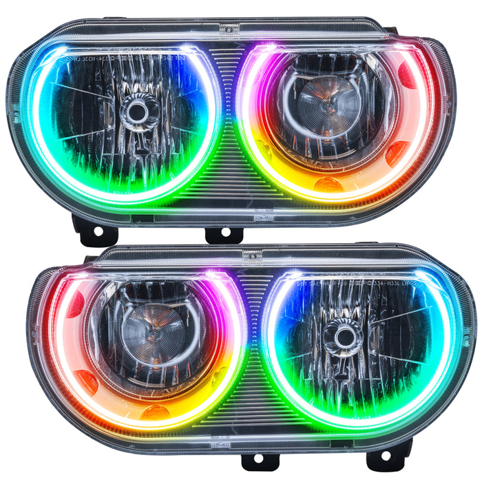 Oracle Lighting 7720-332 Dynamic ColorSHIFT SMD Pre-Assembled Headlights, Non-HID - Truck Part Superstore