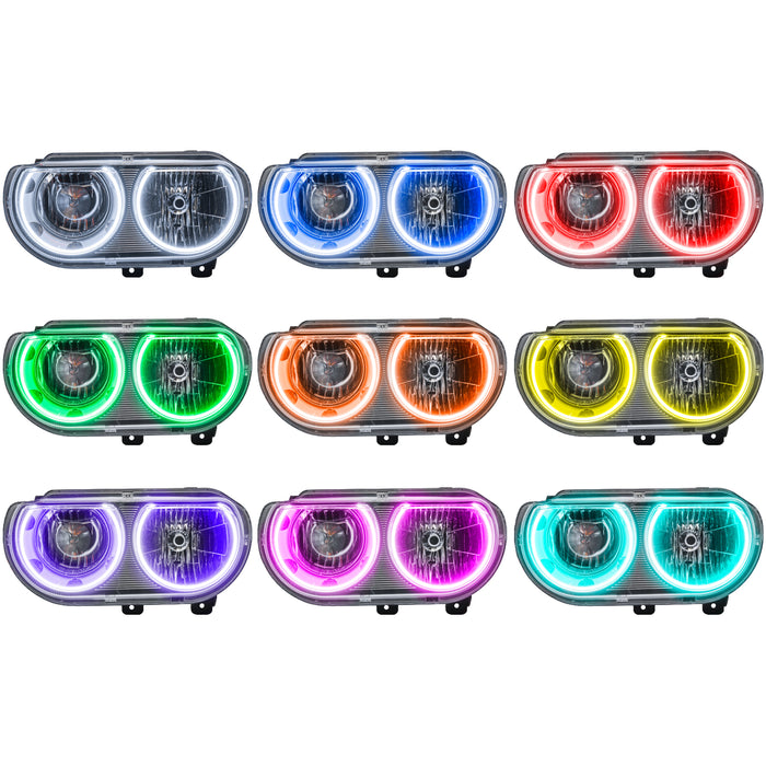 Oracle Lighting 7720-504 SMD Pre-Assembled Headlights, Non-HID, ColorSHIFT - Simple - Truck Part Superstore