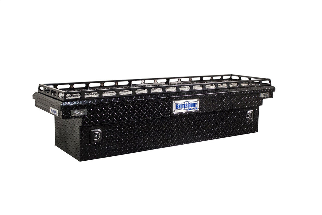 Better Built 77213036 Shotgun Tool  Box; 69 in.; Gloss Black; w/Rail; - Truck Part Superstore