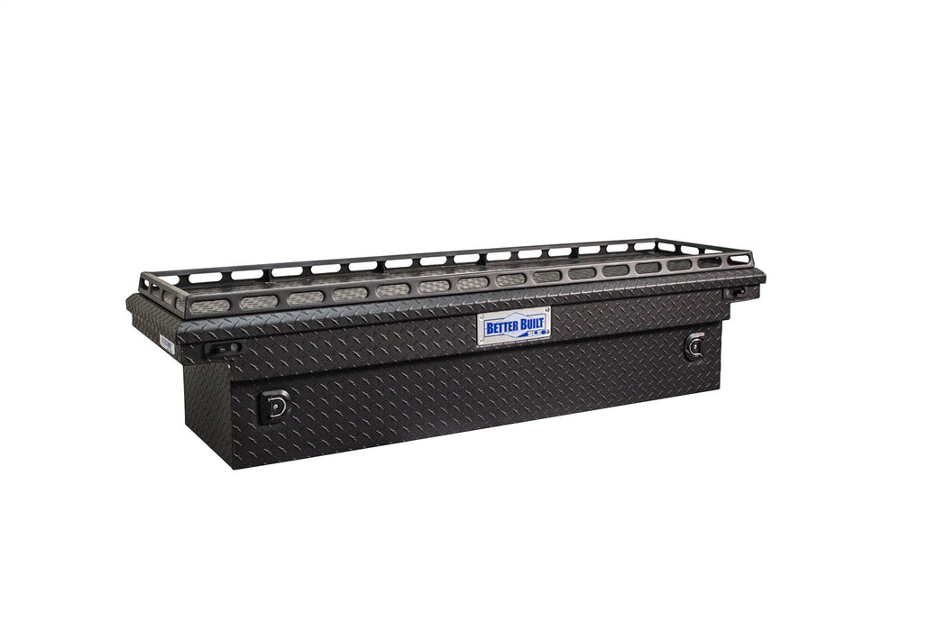 Better Built 77213037 Shotgun Tool  Box; 69 in.; Matte Black; w/Rail; - Truck Part Superstore
