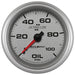 AutoMeter 7721 GAUGE; OIL PRESSURE; 2 5/8in.; 100PSI; MECHANICAL; ULTRA-LITE II - Truck Part Superstore