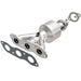 MagnaFlow Exhaust Products 51772 Catalytic Converter with Integrated Exhaust Manifold - Truck Part Superstore