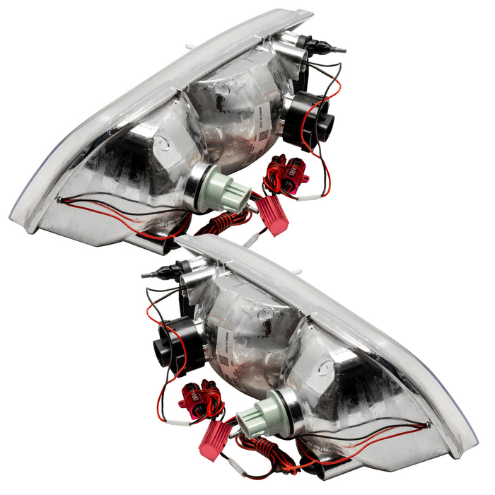 Oracle Lighting 7724-001 SMD Pre-Assembled Headlights, Chrome Bezel, Halogen, White - Truck Part Superstore