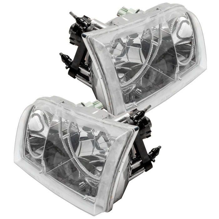Oracle Lighting 7724-330 SMD Pre-Assembled Headlights, Chrome Bezel, Halogen, ColorSHIFT - Truck Part Superstore