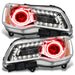 Oracle Lighting 7728-003 SMD Pre-Assembled Headlights, Non-HID, Chrome Bezel, Red - Truck Part Superstore