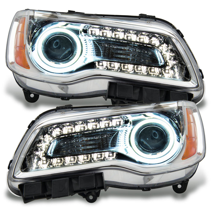 Oracle Lighting 7728-051 Plasma Pre-Assembled Headlights, Chrome Bezel, Non-HID, White - Truck Part Superstore