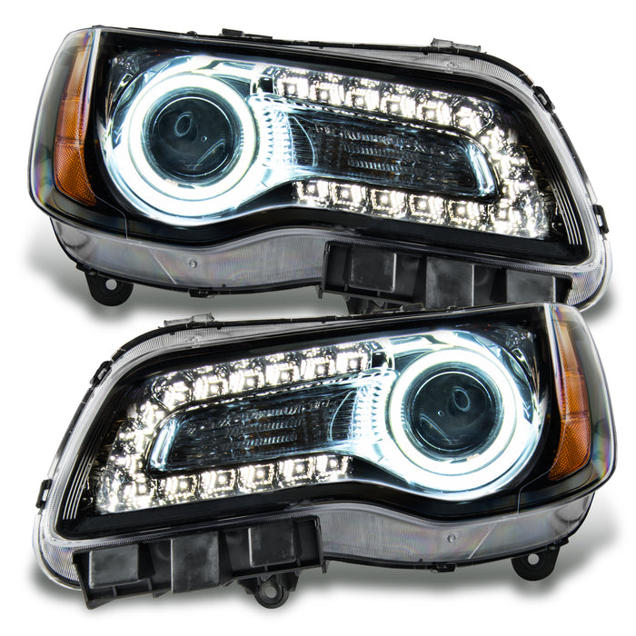 Oracle Lighting 7729-001 SMD Pre-Assembled Headlights, Non-HID, Black, White - Truck Part Superstore