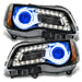Oracle Lighting 7729-002 SMD Pre-Assembled Headlights, Non-HID, Black Bezel, Blue - Truck Part Superstore