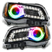 Oracle Lighting 7729-334 SMD Pre-Assembled Headlights, Non-HID, Black Bezel, ColorSHIFT - No Controller - Truck Part Superstore
