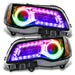 Oracle Lighting 7731-504 SMD Pre-Assembled Headlights, Non-HID, Black Bezel, ColorSHIFT - Simple DRL - Truck Part Superstore