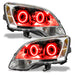 Oracle Lighting 7732-003 SMD Pre-Assembled Headlights, Halogen, 2nd Design, Red - Truck Part Superstore