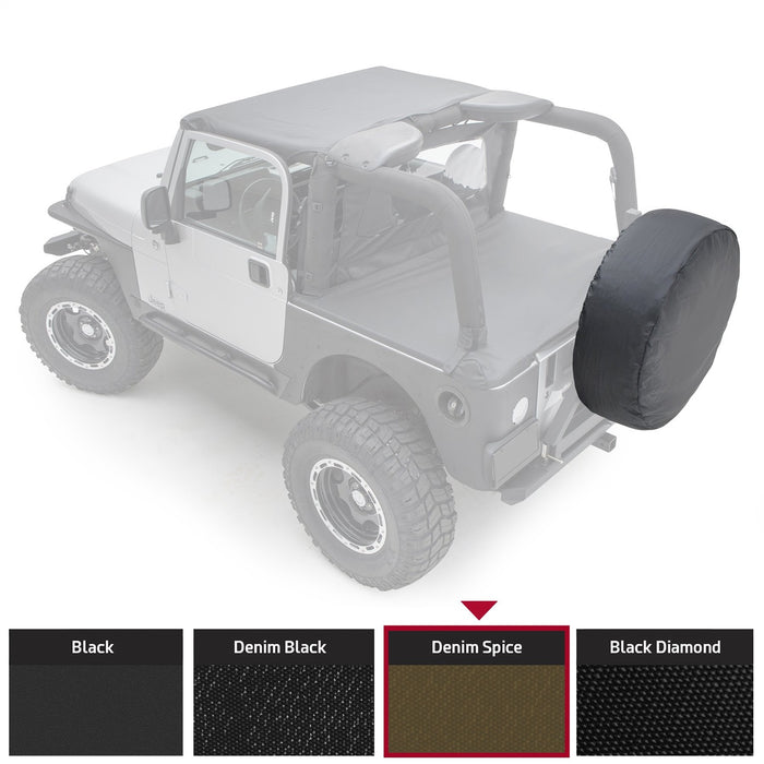 Smittybilt 773217 Spare Tire Cover Medium Tire 30-32 Inch Denim Spice Smittybilt - Truck Part Superstore