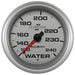 AutoMeter 7732 GAUGE; WATER TEMP; 2 5/8in.; 120-240deg.F; MECHANICAL; ULTRA-LITE II - Truck Part Superstore