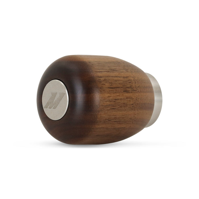 Mishimoto MMSK-WD-SWN Short Steel Core Wood Shift Knob, Walnut Wood - Truck Part Superstore