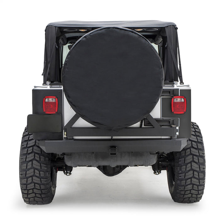 Smittybilt 773535 Spare Tire Cover Large Tire 33-35 Inch Black Diamond Smittybilt - Truck Part Superstore