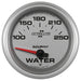 AutoMeter 7737 GAUGE; WATER TEMP; 2 5/8in.; 100-250deg.F; ELECTRIC; ULTRA-LITE II - Truck Part Superstore