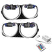 Oracle Lighting 7739-504 Pre-Installed Halo Headlight Bezels, ColorSHIFT - Simple - Truck Part Superstore