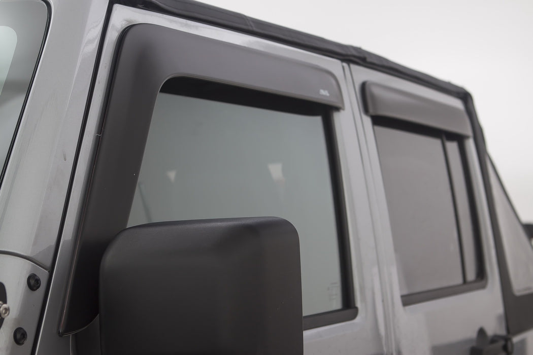 Auto Ventshade (AVS) 774034 Ventvisor® Low Profile Deflector 4 pc.; Matte Black; - Truck Part Superstore