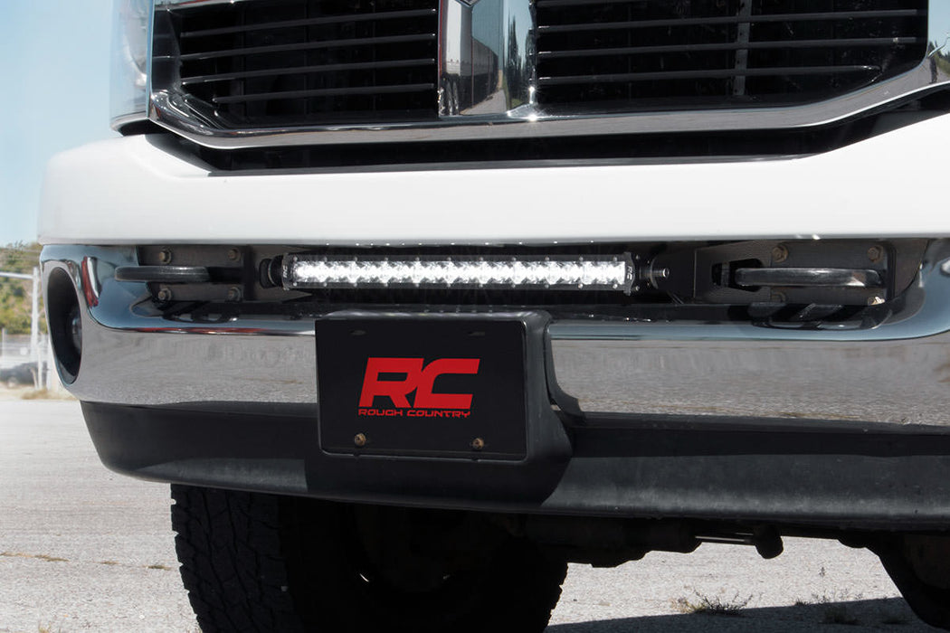 Rough Country 70568 Dodge 20 Inch LED Light Bar Hidden Bumper Mounts 03-18 RAM 2500/3500 Rough Country - Truck Part Superstore