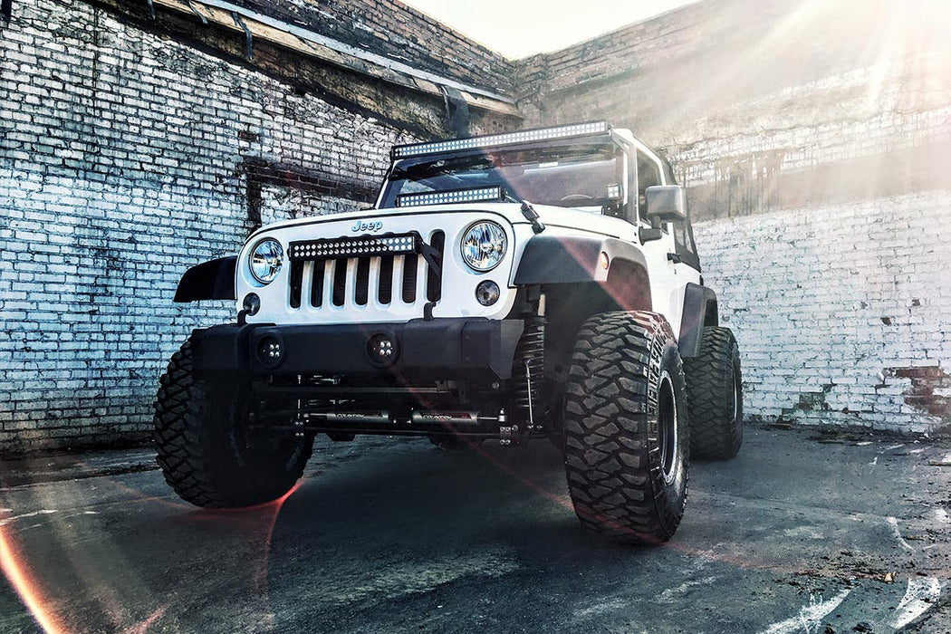 Rough Country 1047 Jeep Front Bumper Caps 07-18 Wrangler JK Rough Country - Truck Part Superstore