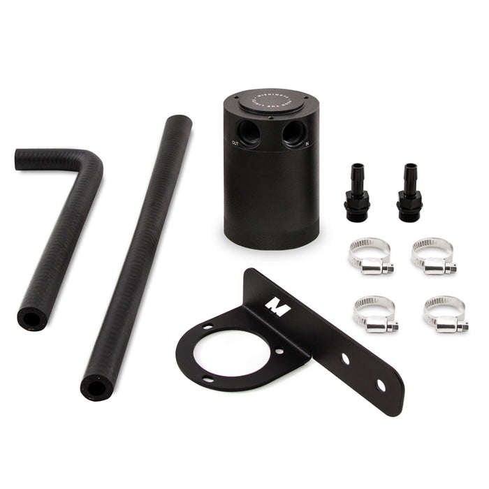 Mishimoto MMBCC-CIV-16PBE Baffled Oil Catch Can, PCV Side, fits Honda Civic 1.5 Turbo 2016-2021 - Truck Part Superstore