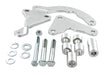 Powermaster Performance 775 Low Mount Bracket; Chevy Big Block; For PN[8132/8142/8152]; Chrome; - Truck Part Superstore