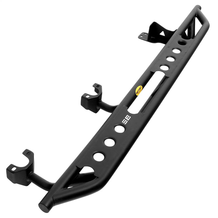 Smittybilt 77634 Jeep JL SRC Side Armor w/Steps 4-Door 2018-Present Wrangler JL 4-DR Pair Black Smittybilt - Truck Part Superstore