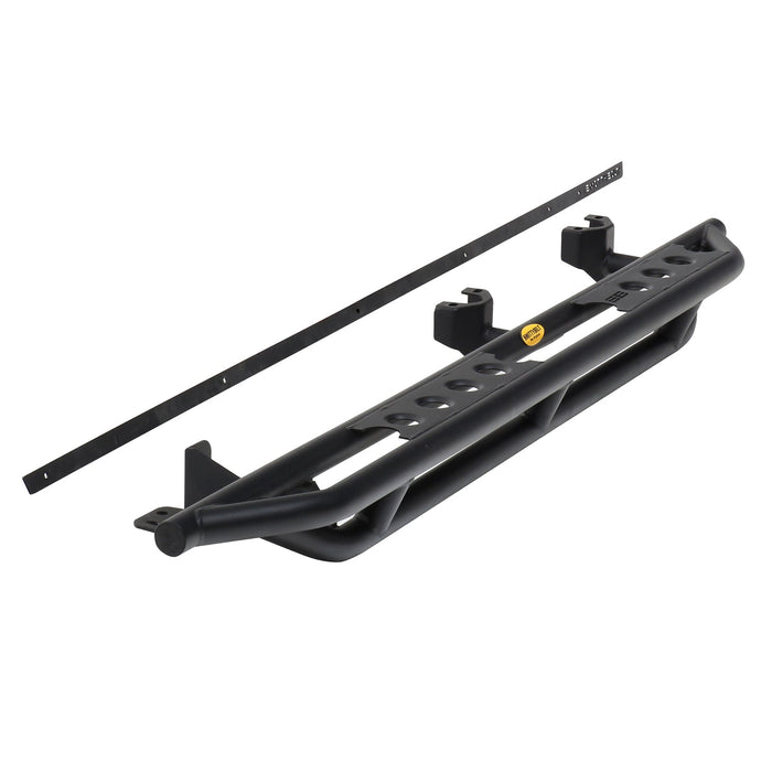 Smittybilt 77634 Jeep JL SRC Side Armor w/Steps 4-Door 2018-Present Wrangler JL 4-DR Pair Black Smittybilt - Truck Part Superstore