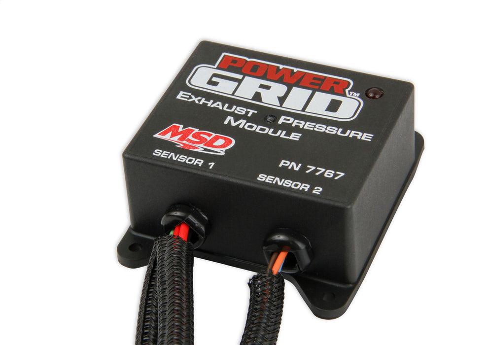 MSD 7767 Exhaust Pressure Module; Use w/PN[7766] Dual Wide Band NTK O2 Module; - Truck Part Superstore