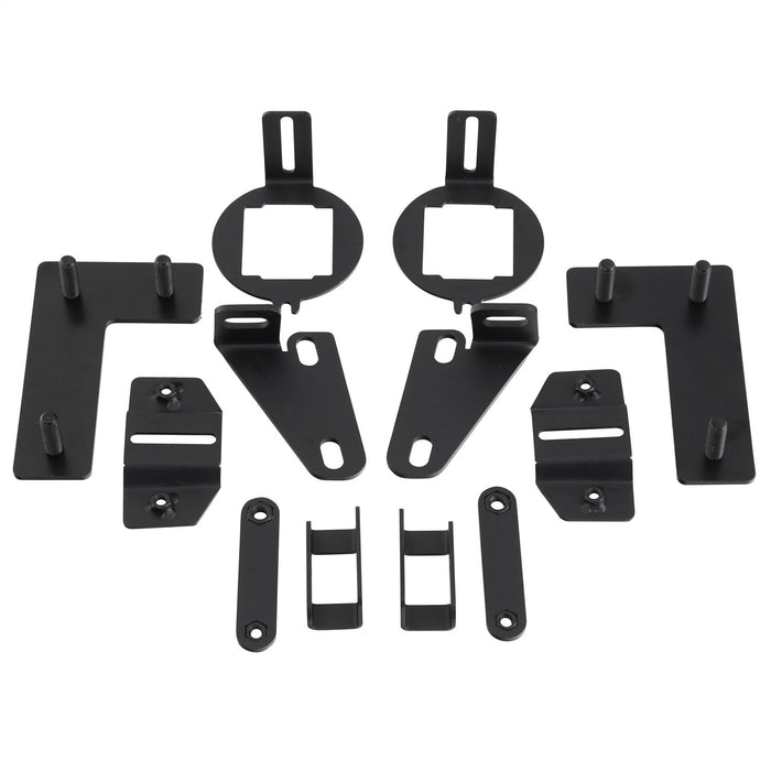 Smittybilt 77724 Jeep JL/JT SRC Front Bumper Gen2 Winch Mount D-Ring Mount 2018-Present Wrangler JL and 2020-Present Gladiator JT Black Smittybilt - Truck Part Superstore