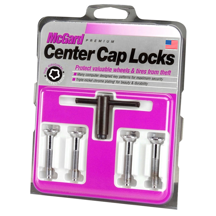 McGard 77784 Cone Seat Style Center Cap Locks-Chrome - Truck Part Superstore