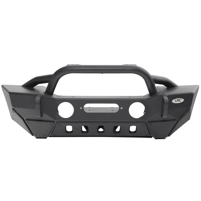 Smittybilt 77807 XRC Front Jeep JL Bumper w/ Stinger Winch Plate D-Rings 18-Present Jeep JL Wrangler Black Powdercoat Smittybilt - Truck Part Superstore