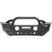 Smittybilt 77807 XRC Front Jeep JL Bumper w/ Stinger Winch Plate D-Rings 18-Present Jeep JL Wrangler Black Powdercoat Smittybilt - Truck Part Superstore