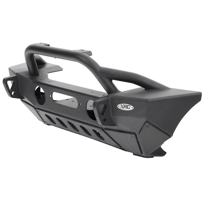 Smittybilt 77807 XRC Front Jeep JL Bumper w/ Stinger Winch Plate D-Rings 18-Present Jeep JL Wrangler Black Powdercoat Smittybilt - Truck Part Superstore
