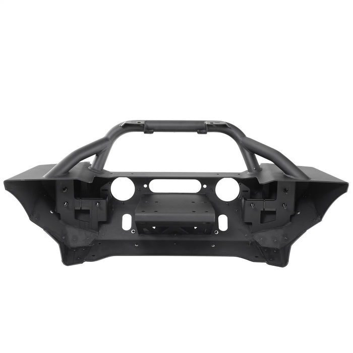 Smittybilt 77807 XRC Front Jeep JL Bumper w/ Stinger Winch Plate D-Rings 18-Present Jeep JL Wrangler Black Powdercoat Smittybilt - Truck Part Superstore