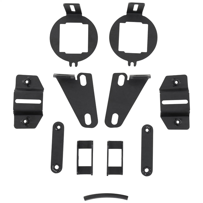 Smittybilt 77807 XRC Front Jeep JL Bumper w/ Stinger Winch Plate D-Rings 18-Present Jeep JL Wrangler Black Powdercoat Smittybilt - Truck Part Superstore