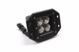 Southern Truck 77910 2.0 Inch Square Cree LED Flood Flush Mount Light, Single Unit, Chrome Series Amber/White Includes Hardware, Harness Sold Separately Southern Truck Lifts - Truck Part Superstore