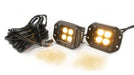 Southern Truck 77915K 2.0 Inch Square Flush Mount Cree LED Lights Pair Black Series White/Amber W/Harness 79903 Southern Truck Lifts - Truck Part Superstore