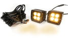 Southern Truck 77916K 2.0 Inch Square Cube Cree LED Lights Pair Black Series White/Amber W/Harness 79903 Southern Truck Lifts - Truck Part Superstore