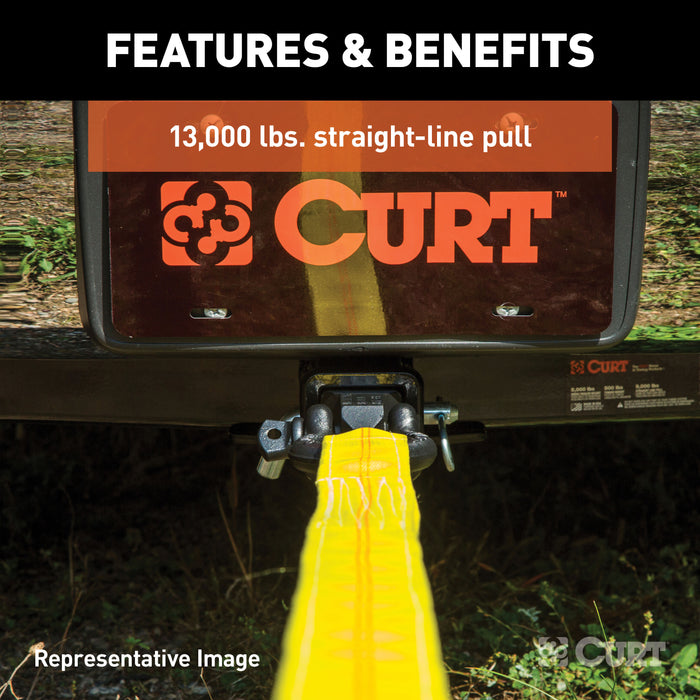 CURT 45831 D-Ring Shackle Mount (2-1/2in. Shank) - Truck Part Superstore