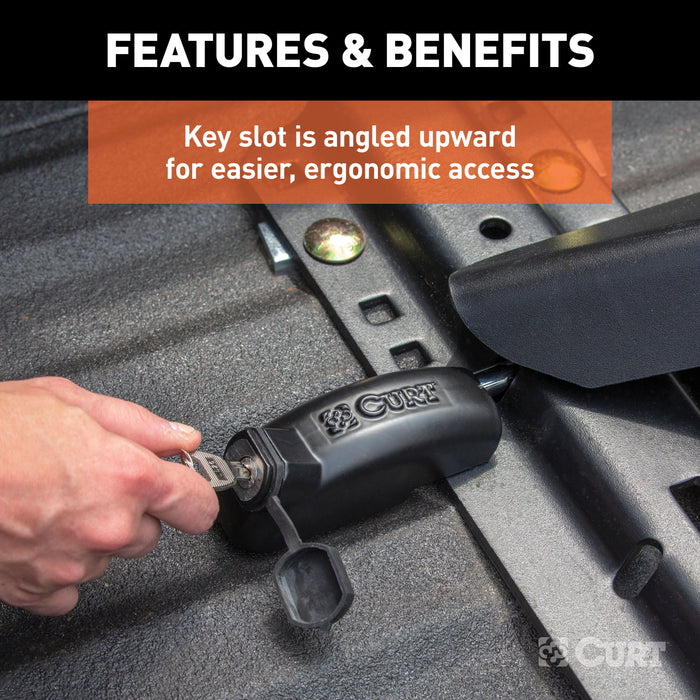 CURT 23256 5th Wheel Hitch Lock (1/2in. Diameter Pin) - Truck Part Superstore