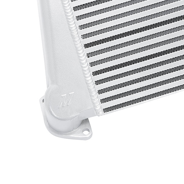 Mishimoto MMTMIC-WRX-08SLBL Subaru WRX 2008-2014 Top-Mount Intercooler Silver Cooler, Blue Hoses - Truck Part Superstore