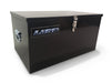Lund 78024T Steel Job Site Storage Box/Chest; L 24.25 in. x W 15.5 in. x H 12.5 in.; Black; - Truck Part Superstore
